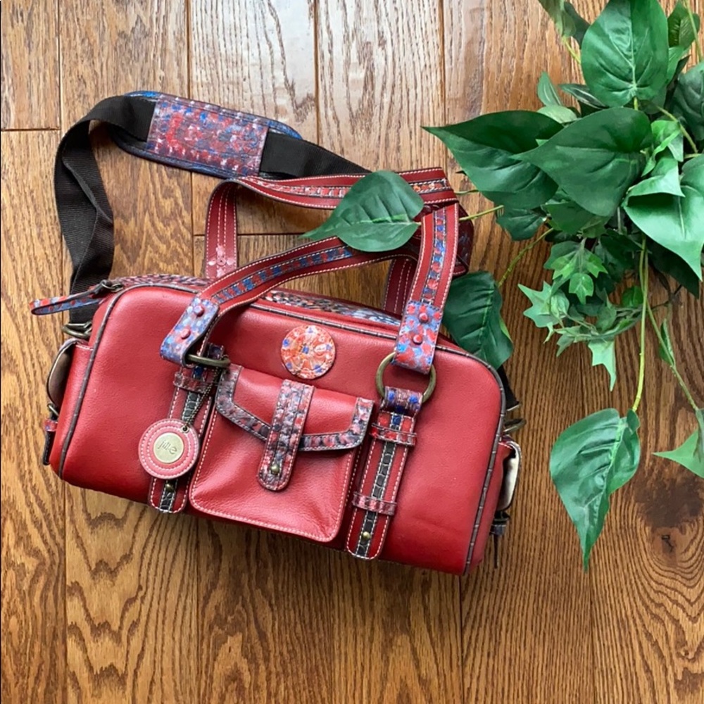 Beautiful artist hand-painted, original camera & video bag!